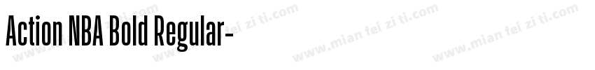 Action NBA Bold Regular字体转换
